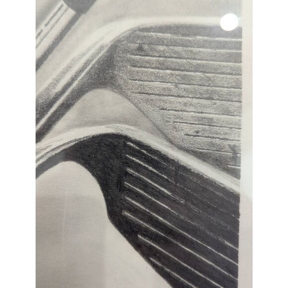 REALISM GOLF ART - Original Artwork "Fore-Shadowing" - Picture 3 of 11